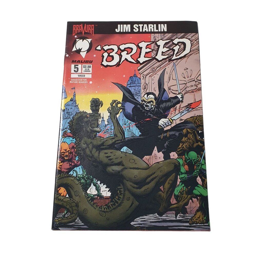 Breed Malibu 5 Comic Book Collector Bagged Boarded May 1994 Modern Starlin